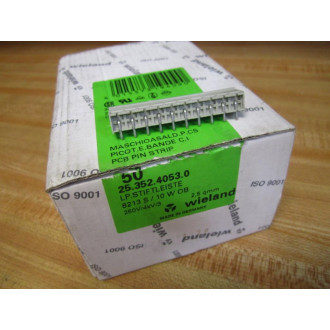 Wieland 25.352.4053.0 Terminal Block 2535240530 Assorted Lengths (Pack of 50)