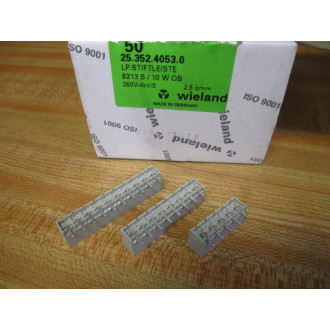 Wieland 25.352.4053.0 Terminal Block 2535240530 Assorted Lengths (Pack of 50)