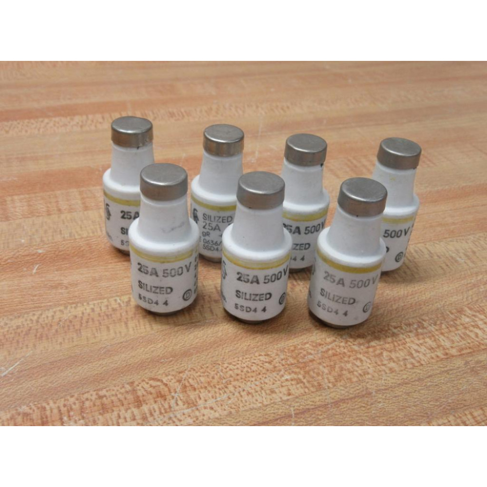 Siemens 5SD4 4 Silized Fuse 5SD44 (Pack of 7) - New No Box