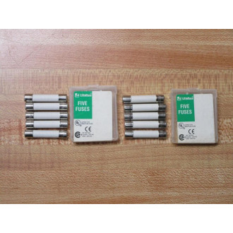 Littelfuse 3AB-10A Fuse Cross Ref 5LAP3 314 White (Pack of 10)