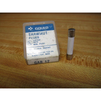 Gould Shawmut Ferraz Mersen GAB12 Fuse Cross Ref 5LAP4 White (Pack of 10)