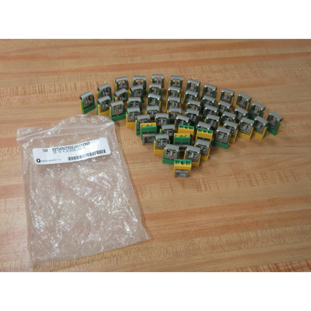 Weidmuller 0502860000 Clamping Yoke ZB-16K (Pack of 50)