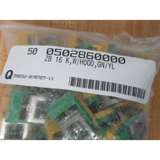 Weidmuller 0502860000 Clamping Yoke ZB-16K (Pack of 50)