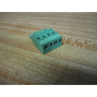Phoenix Contact MVSTB-2.5-5.08-4-GRN Terminal Block MVSTB255084GRN (Pack of 4) - Used