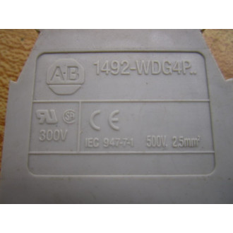 Allen Bradley 1492-WDG4PTP Terminal Block 1492WDG4PTP (Pack of 7) - New No Box
