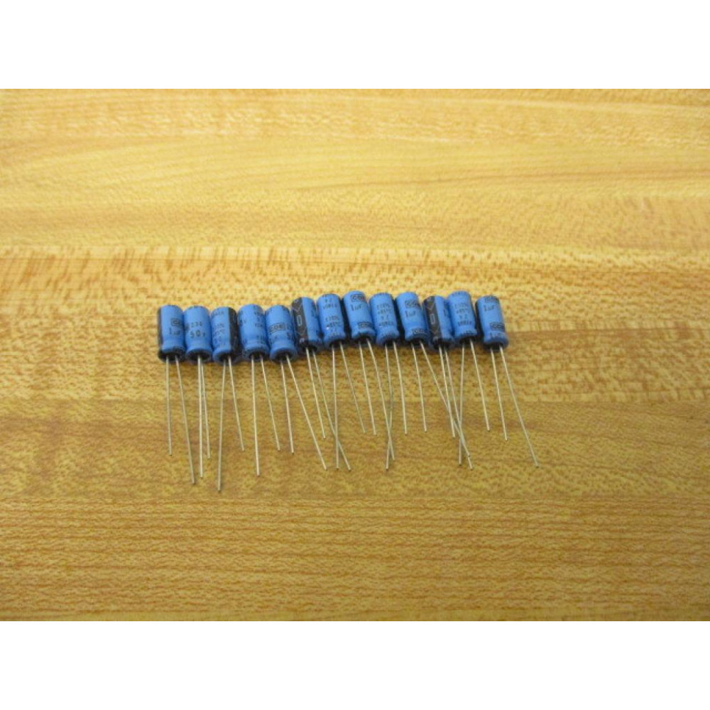 CDE 230 Capacitor 1UF 50V (Pack of 13) - New No Box