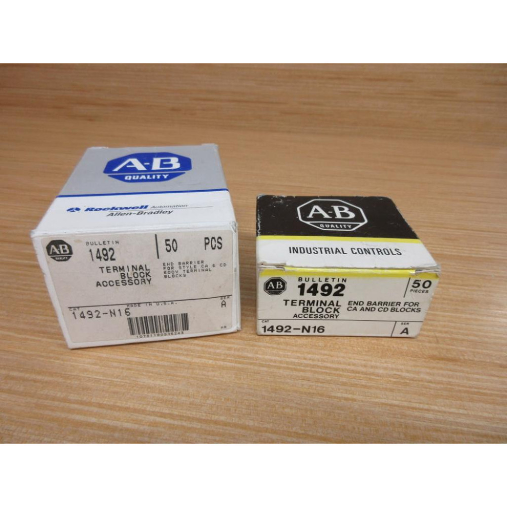 Allen Bradley 1492-CA Terminal 1492CA Barrier 1492-N16 (Pack of 100)