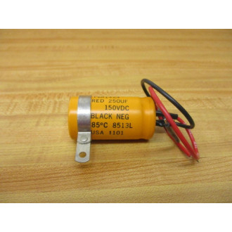 Sprague TVA-1424 Capacitor Red 250 UF 150VDC (Pack of 7) - New No Box