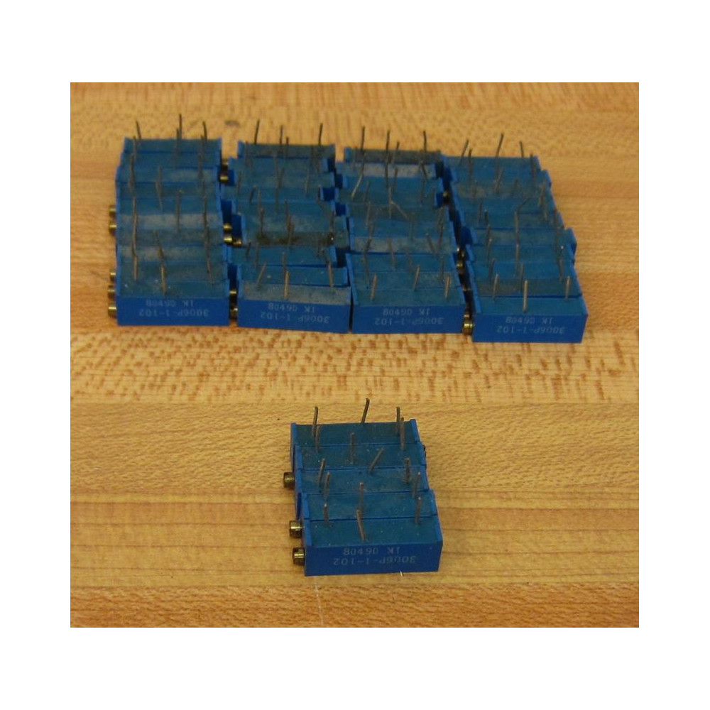 Trimpot 3006P-1-102 Resistor 3006P102 (Pack of 45) - New No Box