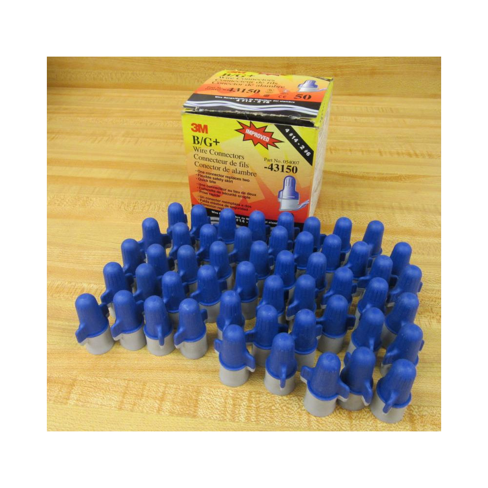 3M 054007-43150 Wire Connector 05400743150 (Pack of 51)