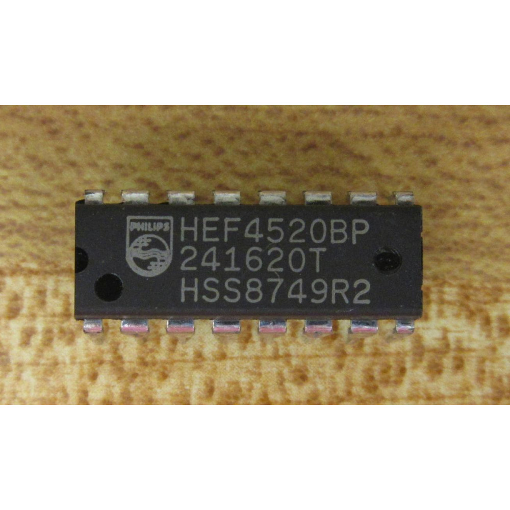 Philips HEF4520BP Integrated Circuit (Pack of 9)