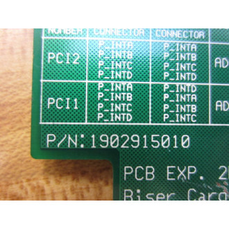 Advantech 1902915010 Riser Card - Used