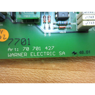 Warner Electric 70-701-427 Circuit Board 70701427 2 Cracked Connectors - Used
