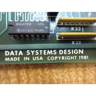 Data Systems Design 808841-01 Circuit Board 80884101 - Used