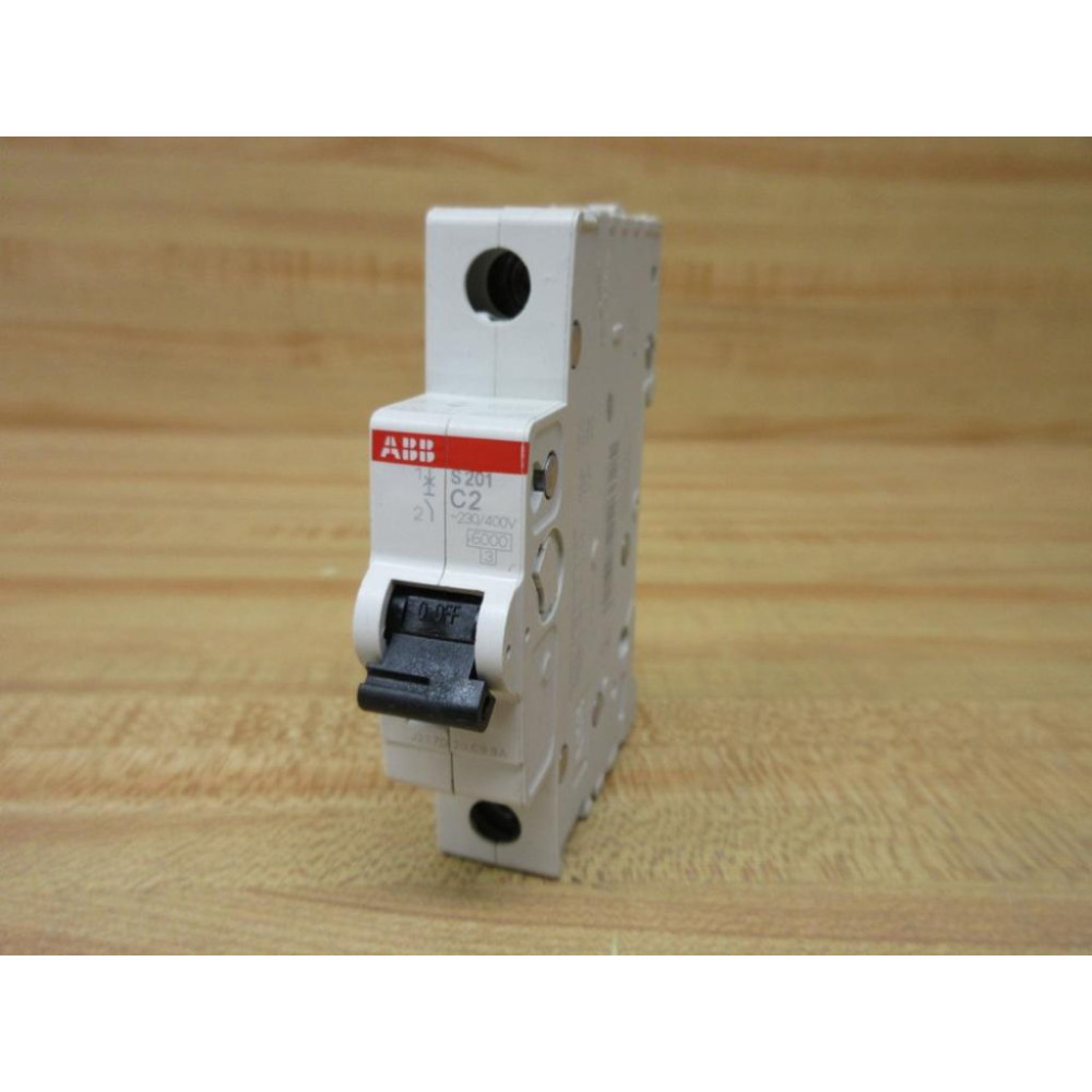 ABB S201 C2 Circuit Breaker 2 Amp S201C2 - Used