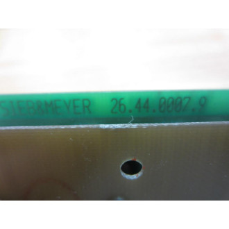 Sieb & Meyer 26.44.0007.9 Board 264400079 - Used