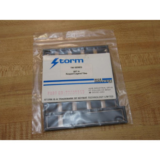 MGR Ind. 70A00100 Storm Keypad Legend Tiles