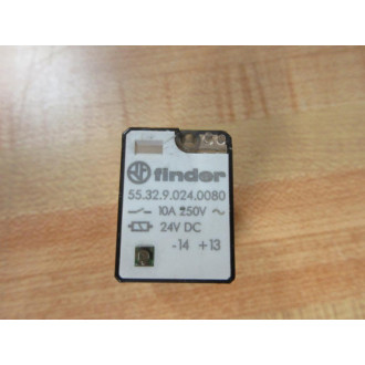 Finder 55.32.9.024.0080 Plug In Relay 553290240080 (Pack of 2) - New No Box