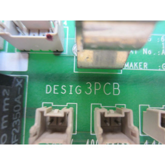 Yaskawa DESIG 3PCB Inverter Current Transformer Bd Mounted on Plate - Used