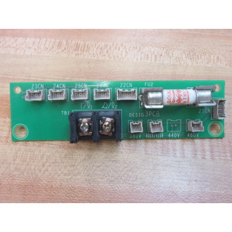 Yaskawa DESIG 3PCB Inverter Current Transformer Bd WO 1 Connector - Used