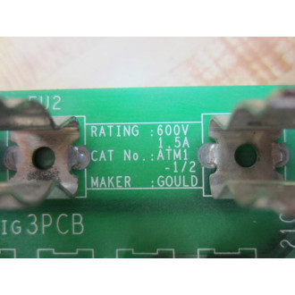 Yaskawa DESIG 3PCB Inverter Current Transformer Bd Mounted on Plate - Used