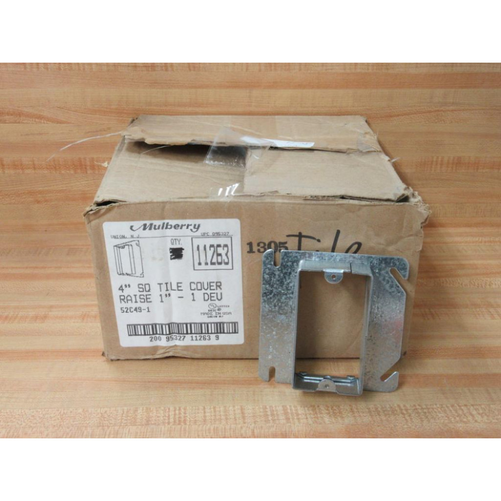 Mulberry 11263 4" Square Tile Cover (Pack of 19)