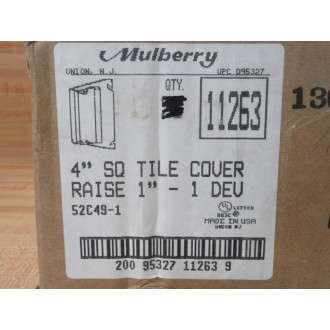 Mulberry 11263 4" Square Tile Cover (Pack of 19)