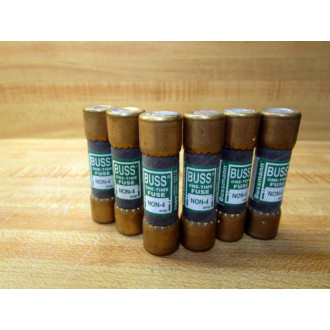 Bussmann NON-4 Fuse N0N-4 (Pack of 6) - New No Box