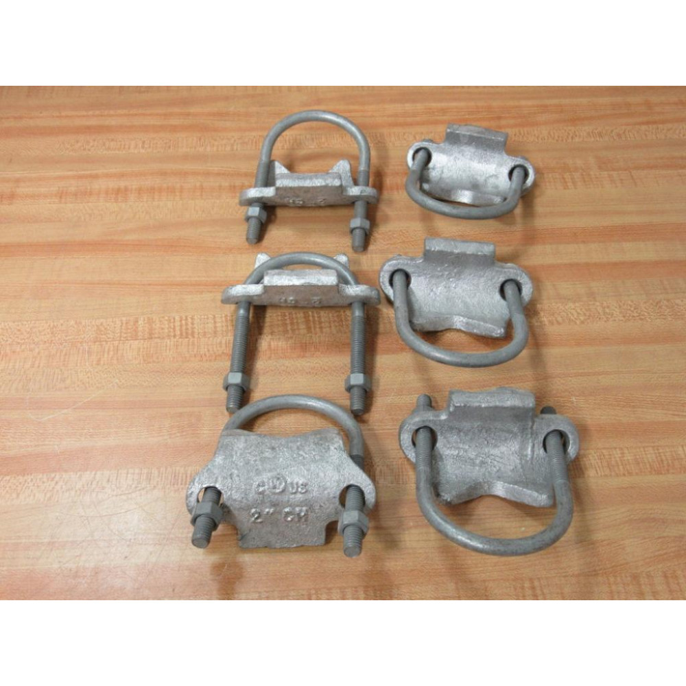 Crouse & Hinds RAC200HD 2" Right Angle Clamp (Pack of 6) - New No Box