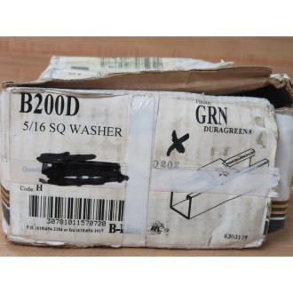 CooperB-Line B200D GRN 516" Square Washer B200 D (Pack of 51)