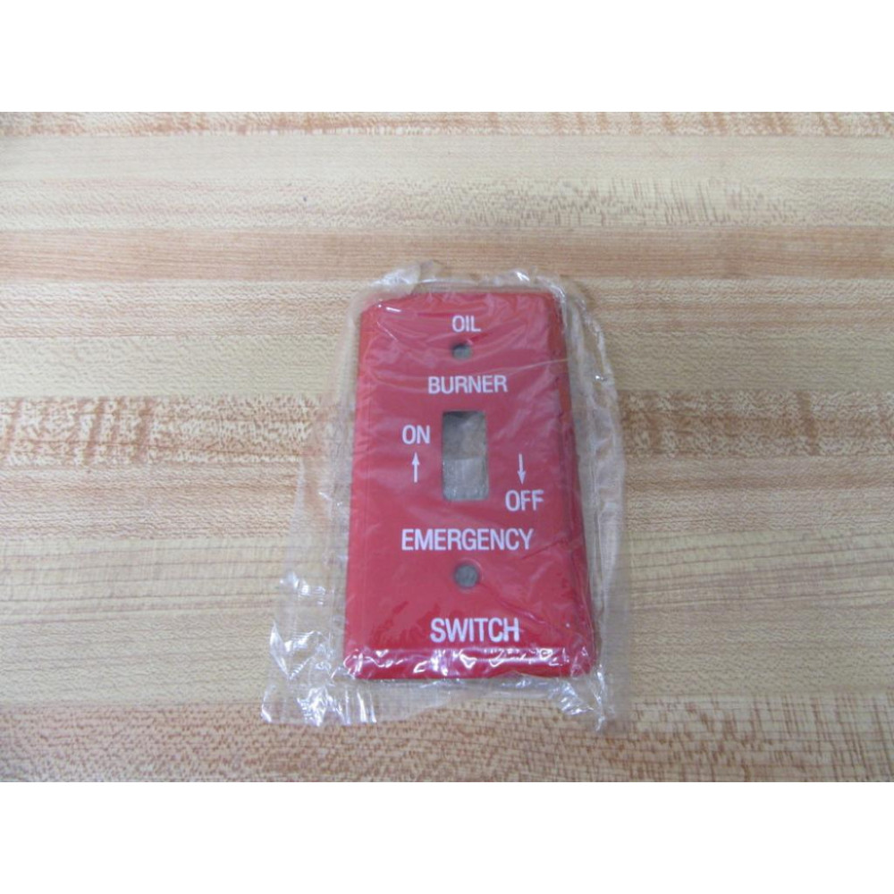 Morris MP83490 Oil Burner Emergency Switch Cover WO Screws (Pack of 2) - New No Box