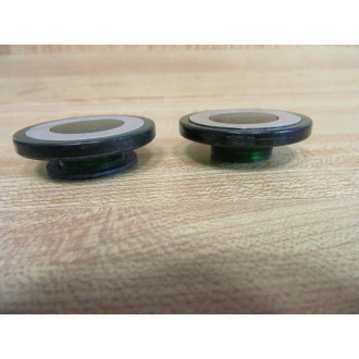 Cutler Hammer 10250TC48 Green Push-Pull Lens (Pack of 2) - Used