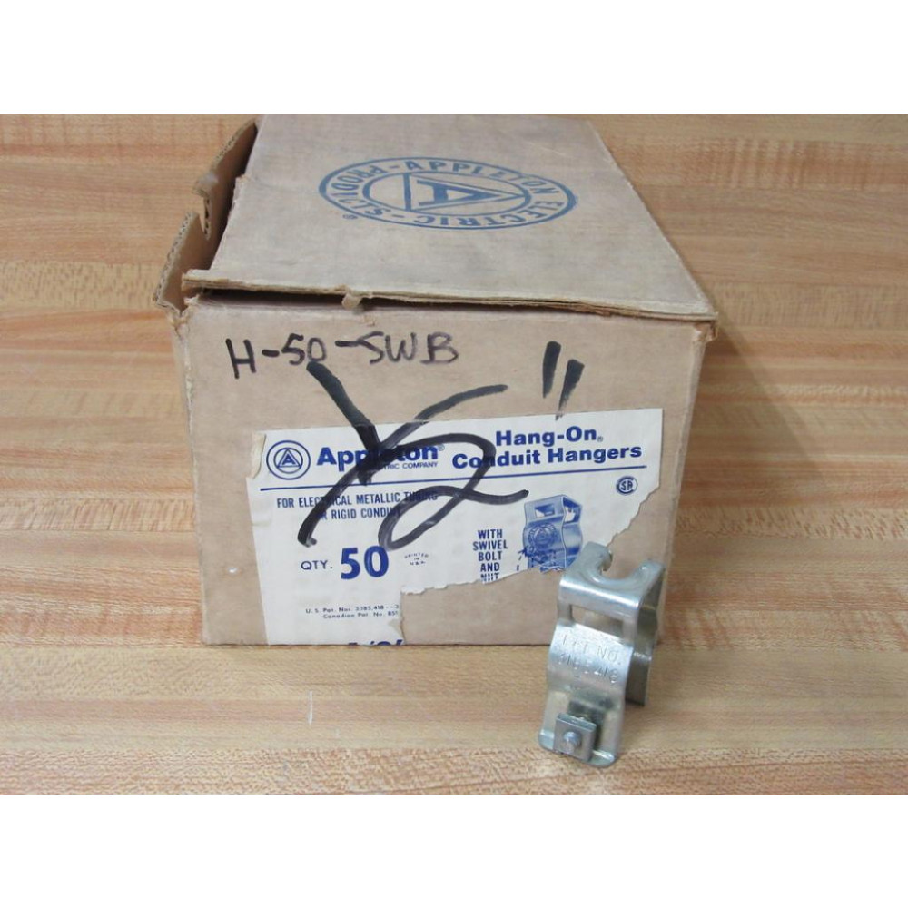 Appleton H-50-SWB R12" TW Hang On Conduit Hanger H50SWB (Pack of 50)