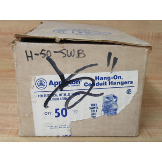 Appleton H-50-SWB R12" TW Hang On Conduit Hanger H50SWB (Pack of 50)