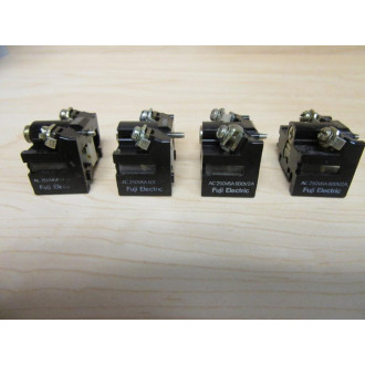 Fuji AC250V6A600V2A Contact Block NO (Pack of 4)