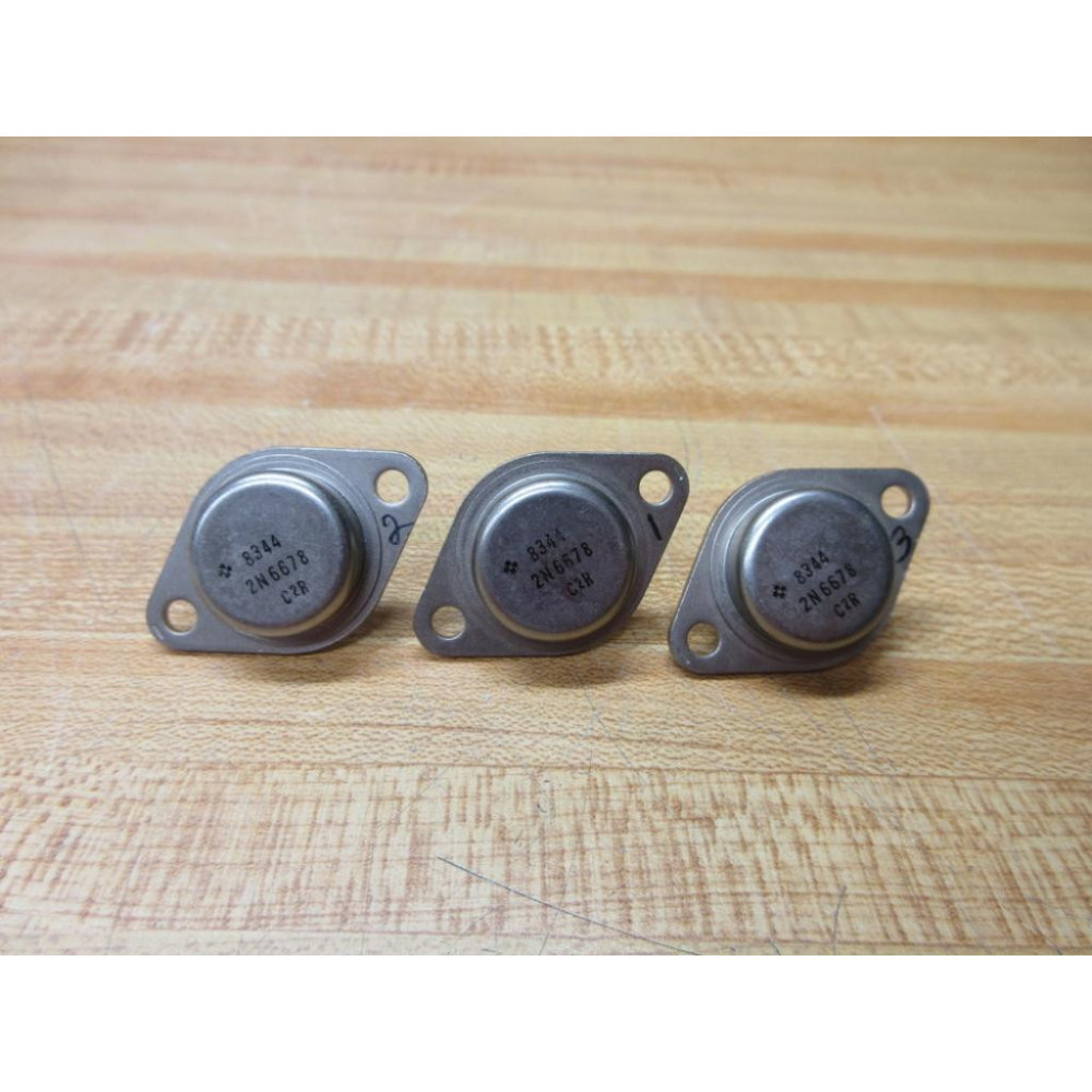 General Semiconductor 2N6678 Transistor (Pack of 3) - New No Box