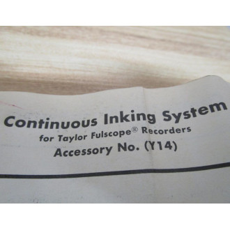 Taylor Dunn Y14 Instruments Y-14 Fulscope Recorder Pen Arm Kit