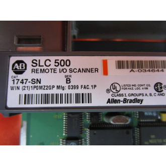 Allen Bradley 1747-SN Remote IO Scanner 1747SN Series B - Used