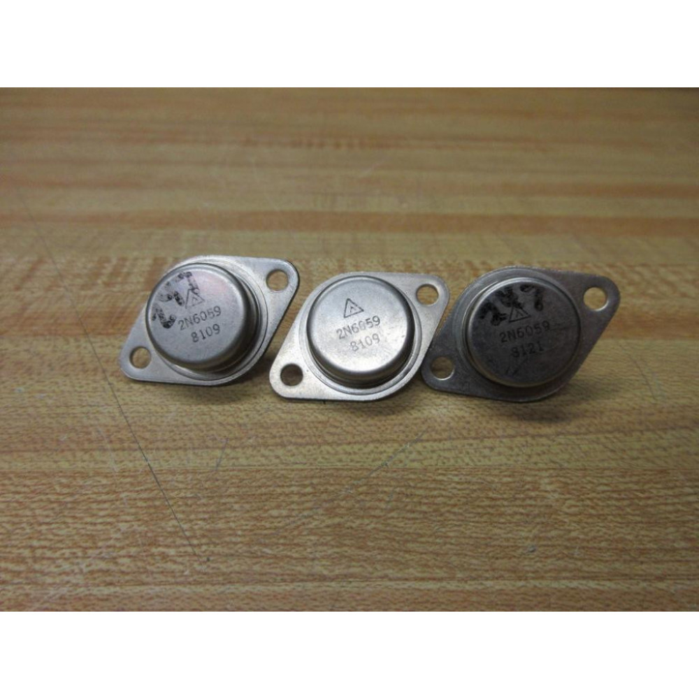 2N6059 Transistor (Pack of 3) - New No Box