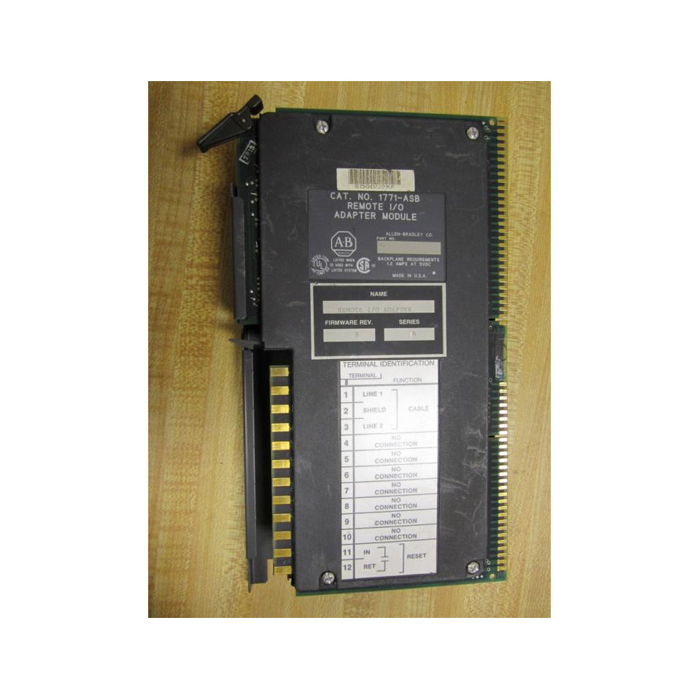 Allen Bradley 1771-ASB Module Ser. A, FW Rev. B - Used
