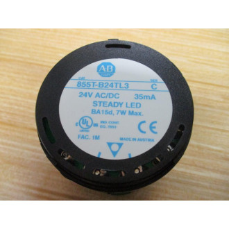 Allen Bradley 855T-B24TL3 Stack Light 855TB24TL3 WO Bulb - New No Box