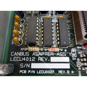 Itw Automotive LECU4012 Canbus Adapter Ass'y  LECU0027 - New No Box