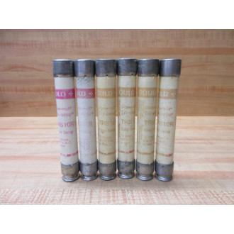 Gould Shawmut TRS10R Fuse Cross Ref 4YZL1 (Pack of 6) - Used