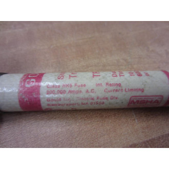 Gould Shawmut TRS10R Fuse Cross Ref 4YZL1 (Pack of 6) - Used