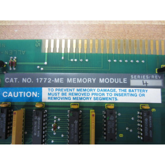 Allen Bradley 1772-ME Memory Module  1772ME Rev 5 - Used