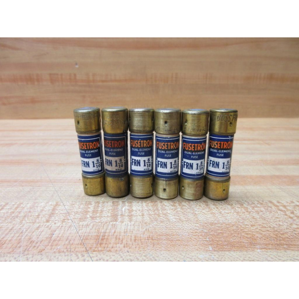 Buss FRN-1-810 Bussmann Fuse FRN1810 (Pack of 6) - New No Box