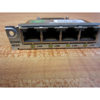 Cisco EHWIC-4ESG 4-Port Network Card EHWIC4ESG - Used