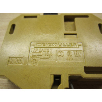 Weidmuller SAKS 1 Terminal Block 500V~ 10mm  10A - Used