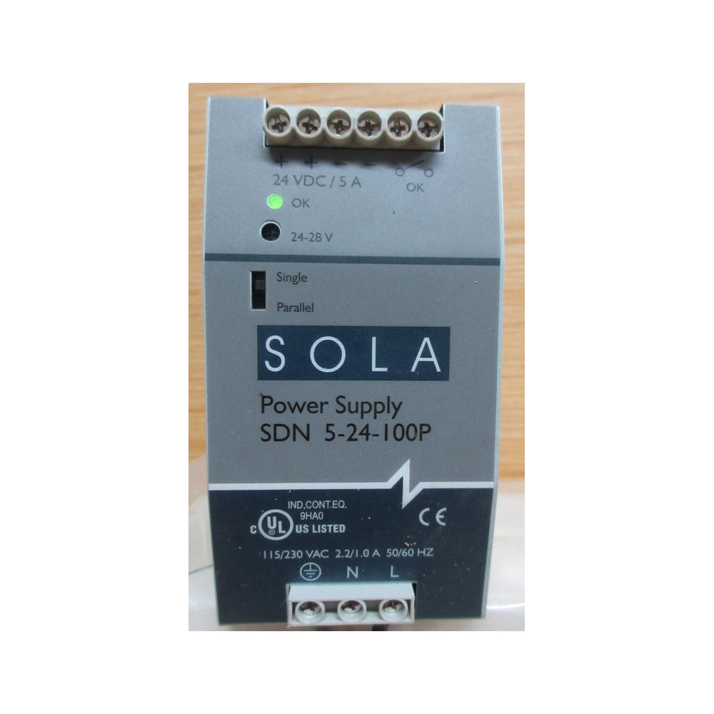 Sola SDN 5-24-100P Power Supply SDN524100P Tested - Refurbished