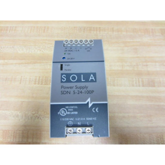 Sola SDN 5-24-100P Power Supply SDN524100P Tested - Refurbished